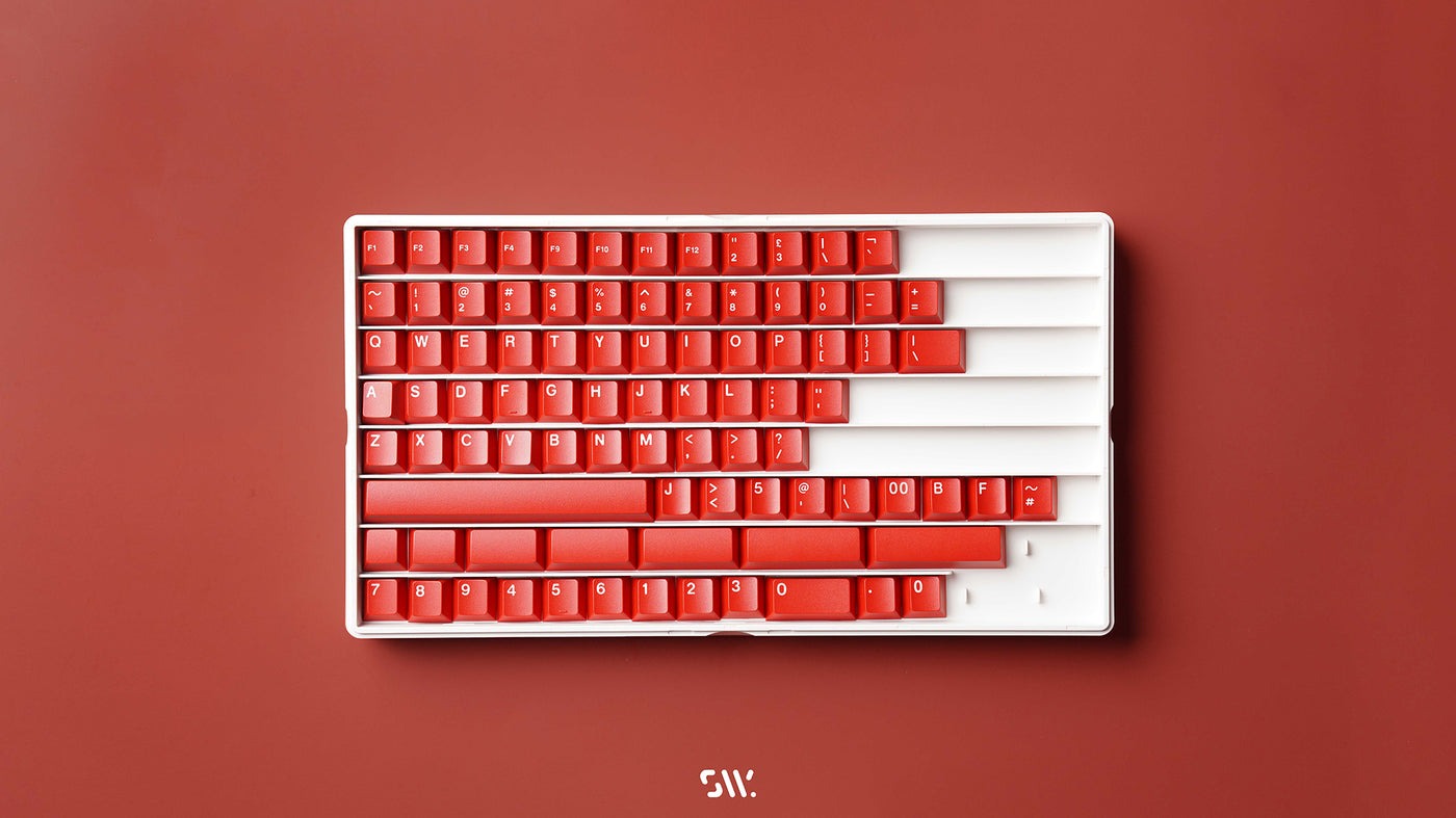 SW Classic Red Keycaps