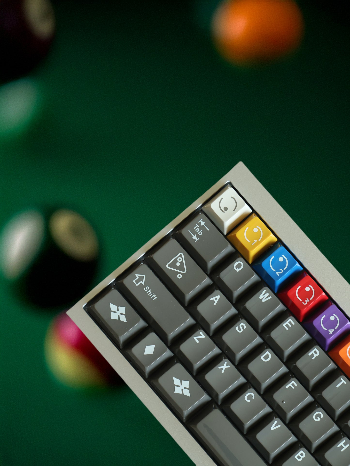 Keyboard Science Heyball Glossy Thick PBT Blank Keycaps for mechanical Keyboard