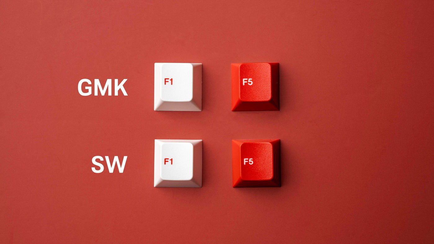 SW Classic Red Keycaps