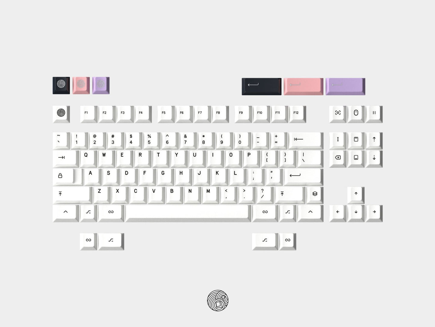 Monokei Series 1 Doubleshot PBT Keycaps set