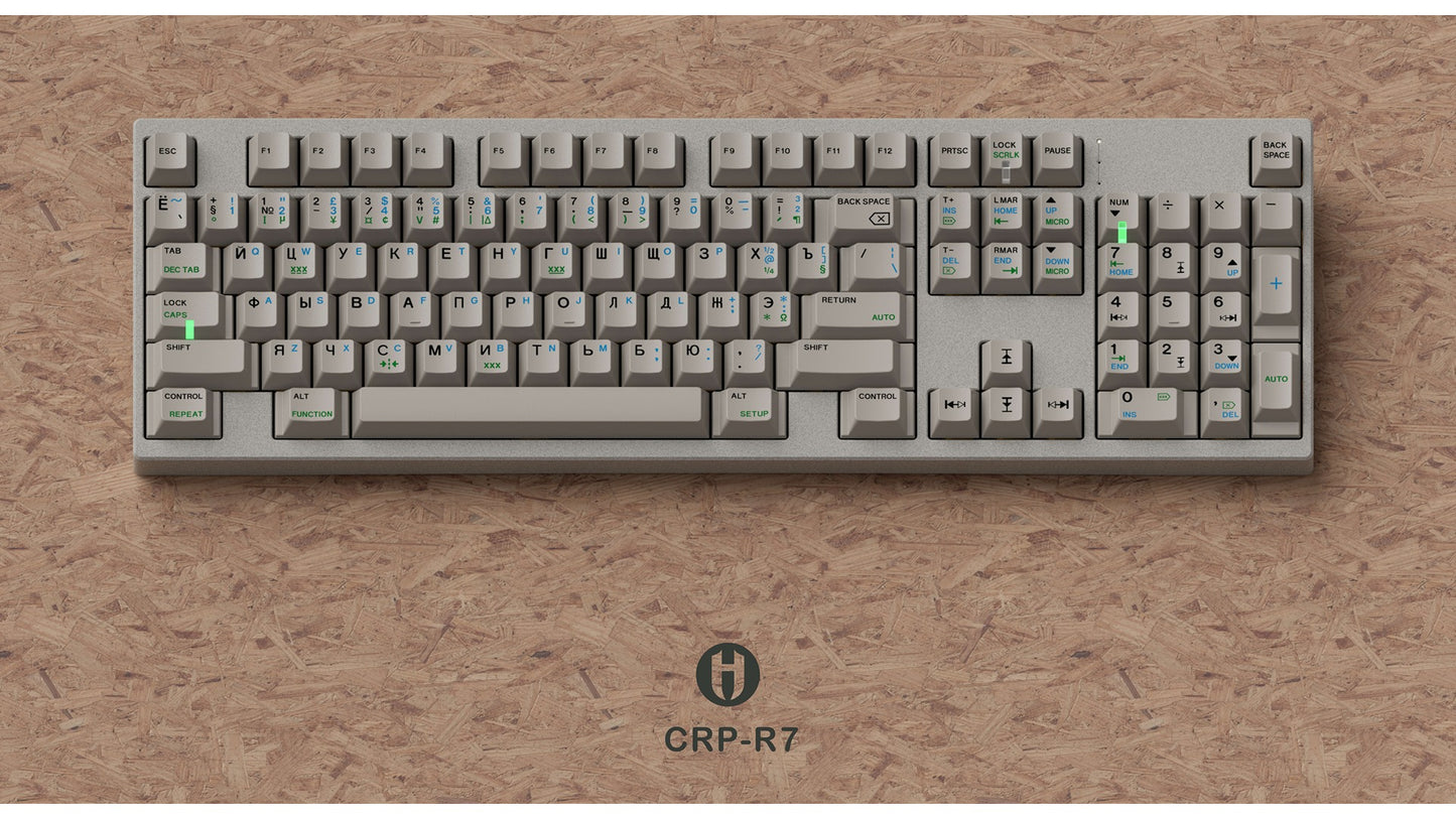 [Pre-Order] CRP Dyesub PBT Keycaps - Round 7