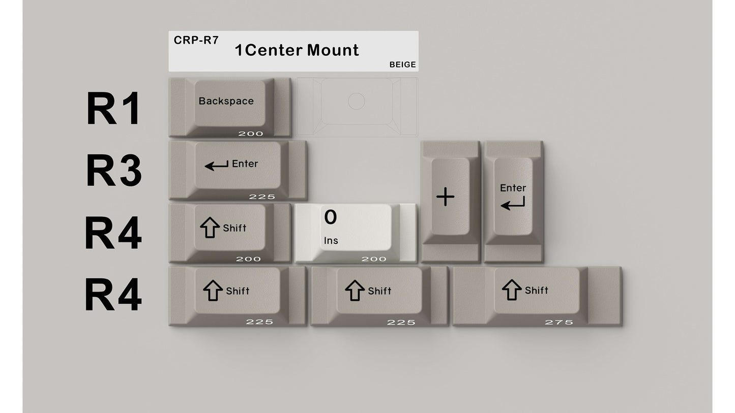 [Pre-Order] CRP Dyesub PBT Keycaps - Round 7