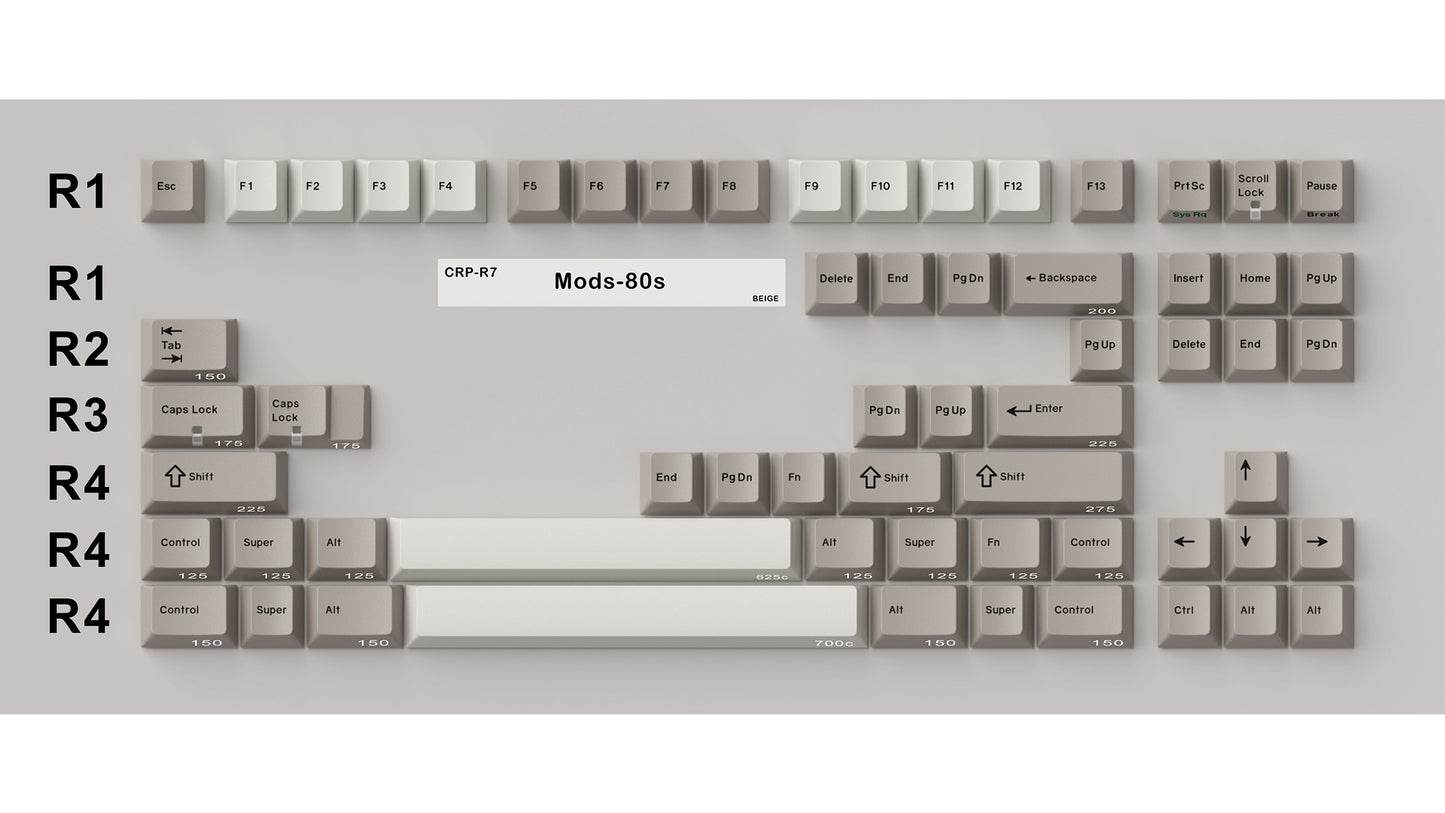 [Pre-Order] CRP Dyesub PBT Keycaps - Round 7