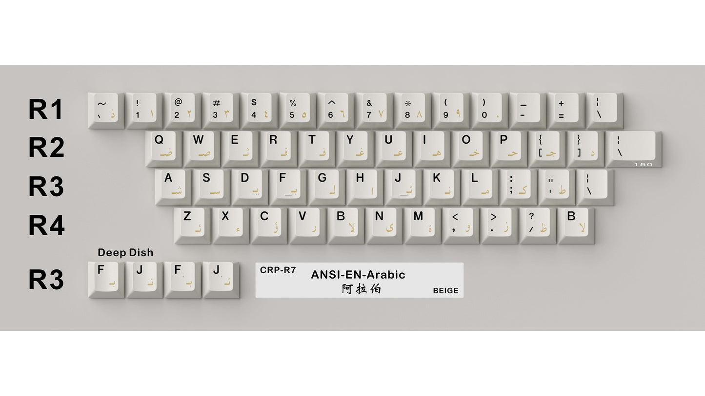 [Pre-Order] CRP Dyesub PBT Keycaps - Round 7