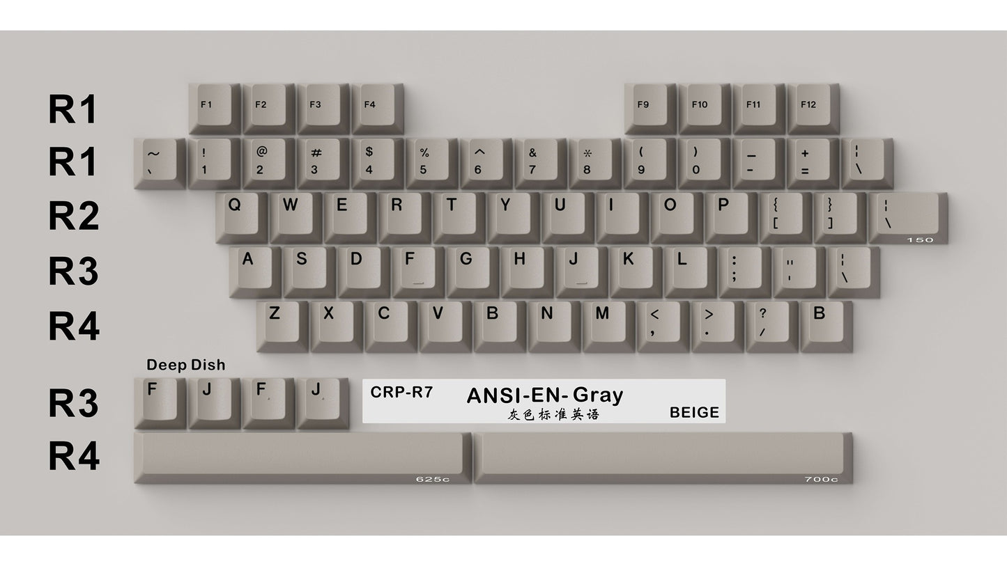 [Pre-Order] CRP Dyesub PBT Keycaps - Round 7