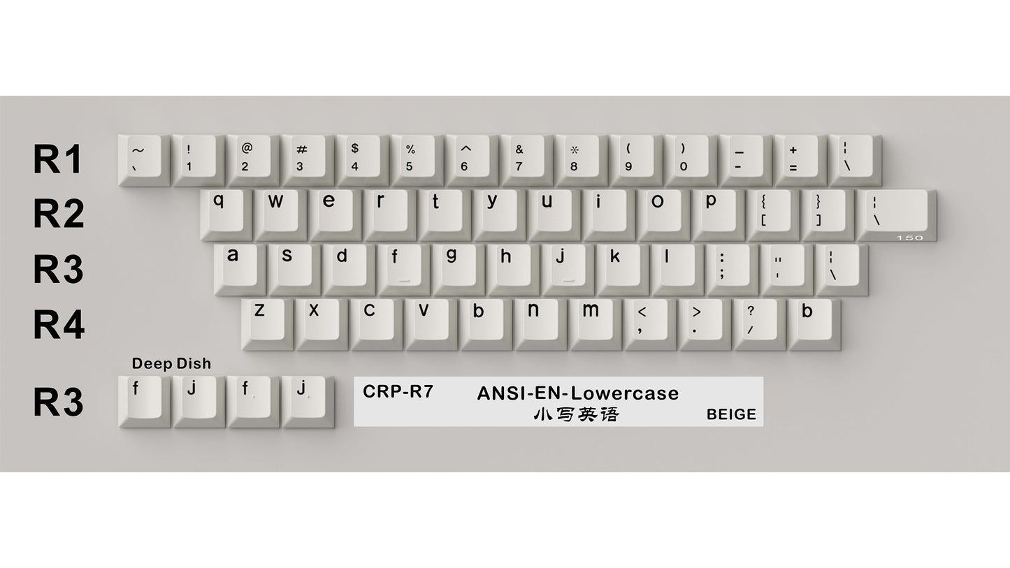 [Pre-Order] CRP Dyesub PBT Keycaps - Round 7