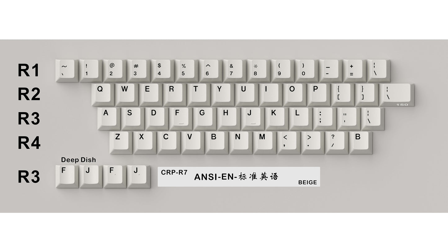 [Pre-Order] CRP Dyesub PBT Keycaps - Round 7