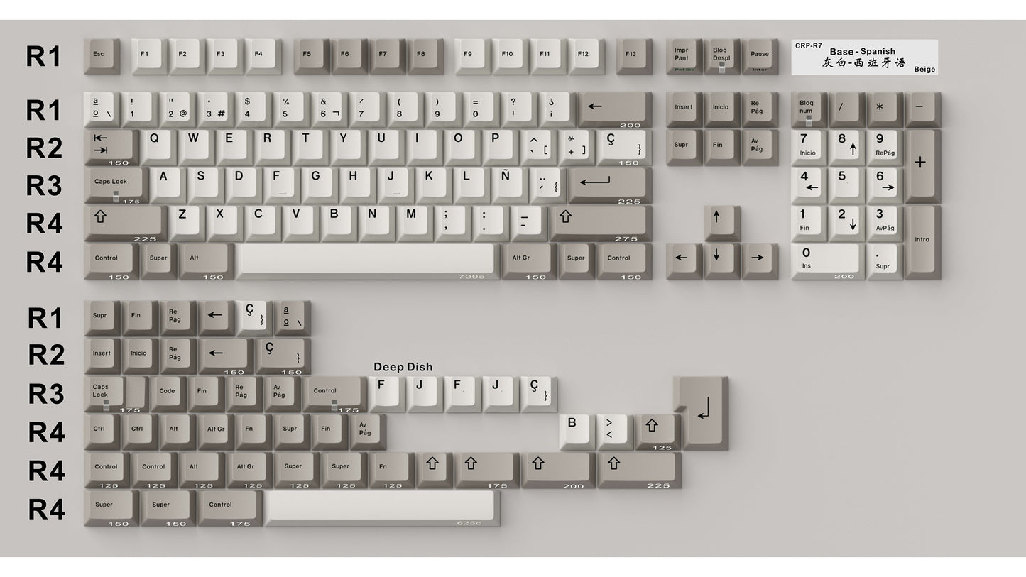 [Pre-Order] CRP Dyesub PBT Keycaps - Round 7