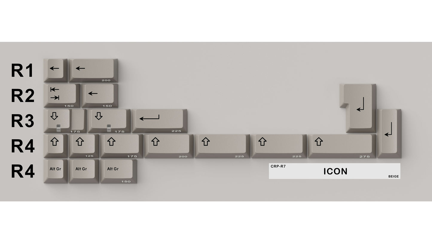 [Pre-Order] CRP Dyesub PBT Keycaps - Round 7