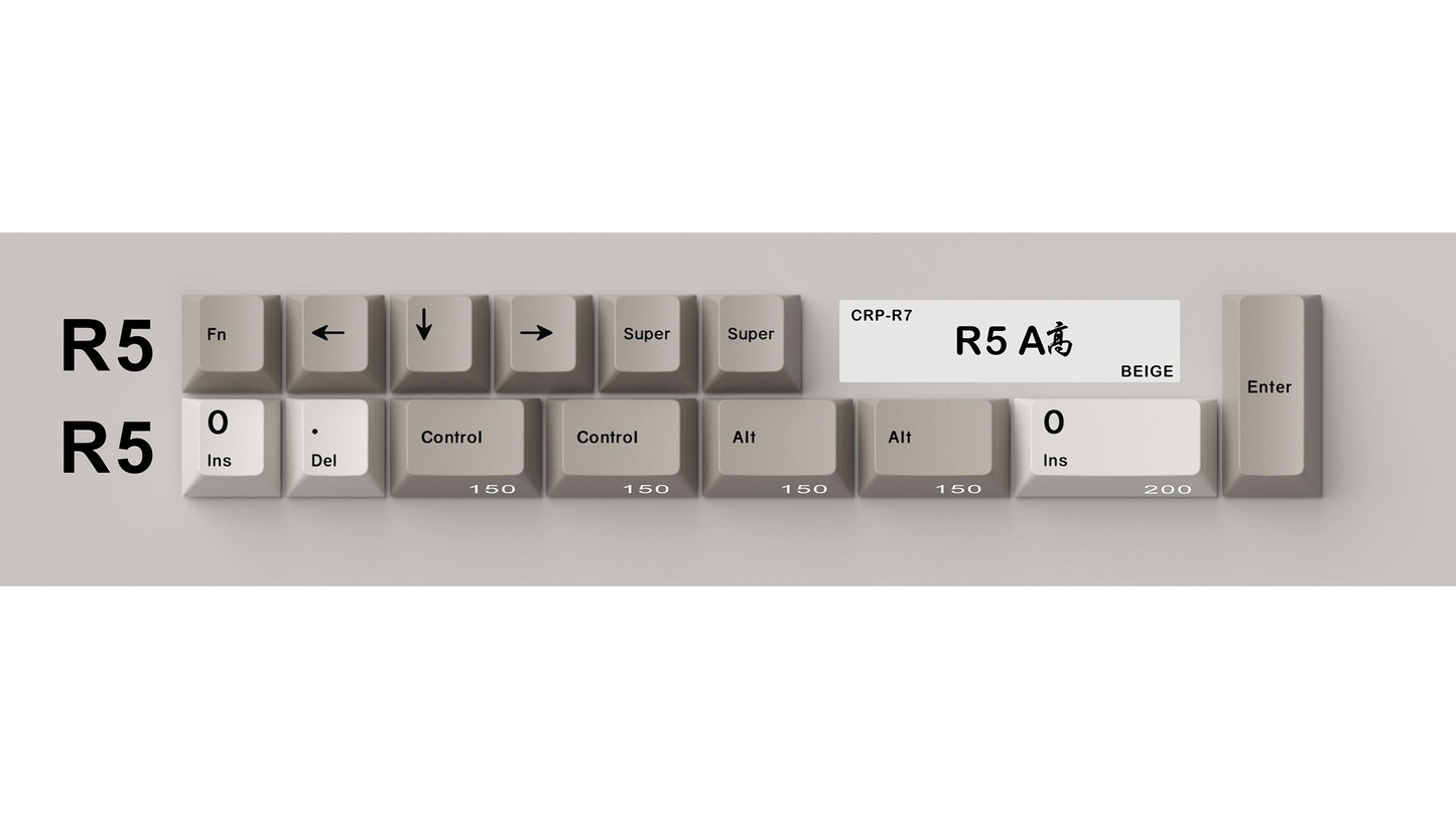 [Pre-Order] CRP Dyesub PBT Keycaps - Round 7