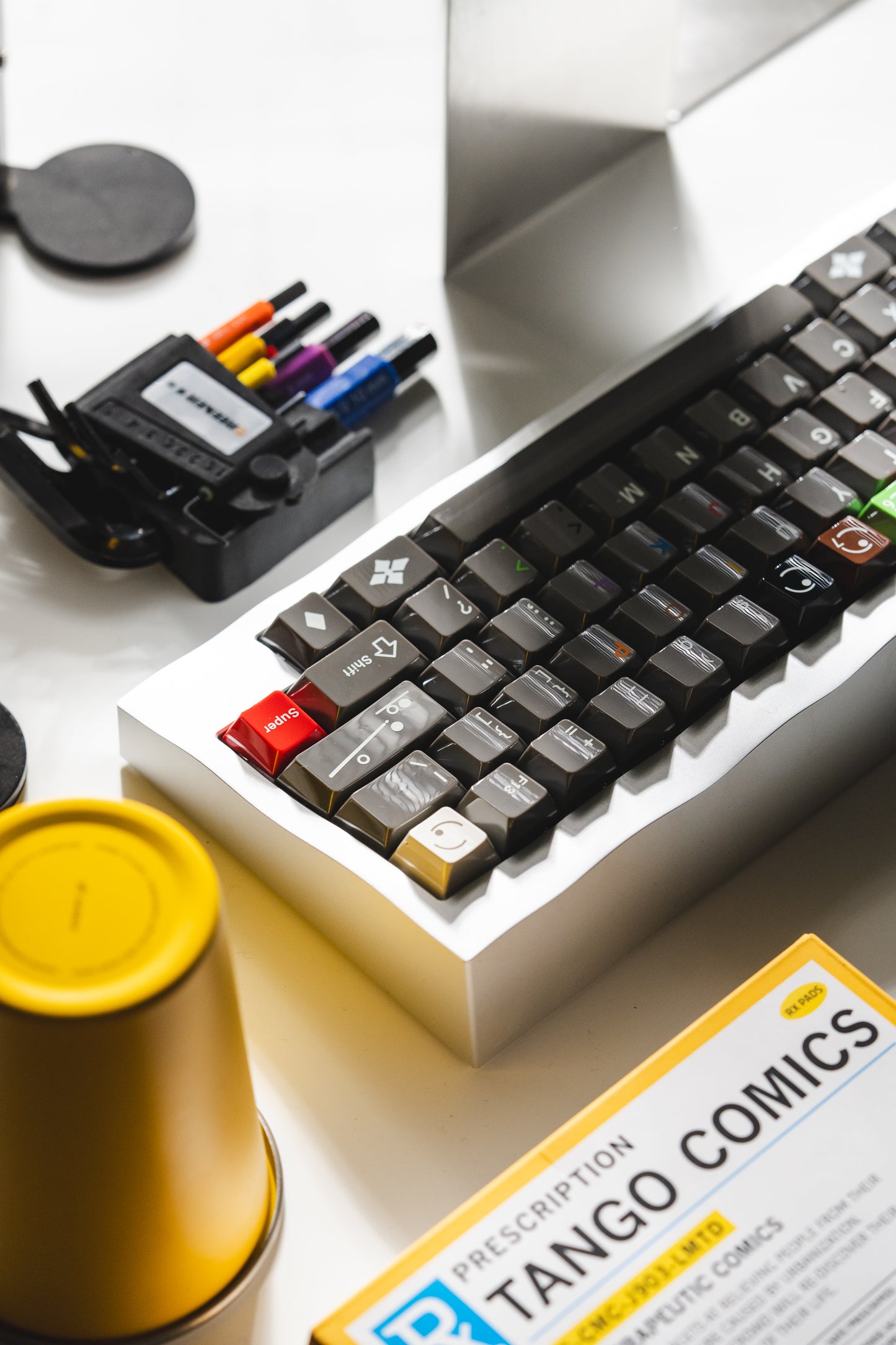 Keyboard Science Heyball Glossy Thick PBT Blank Keycaps for mechanical Keyboard