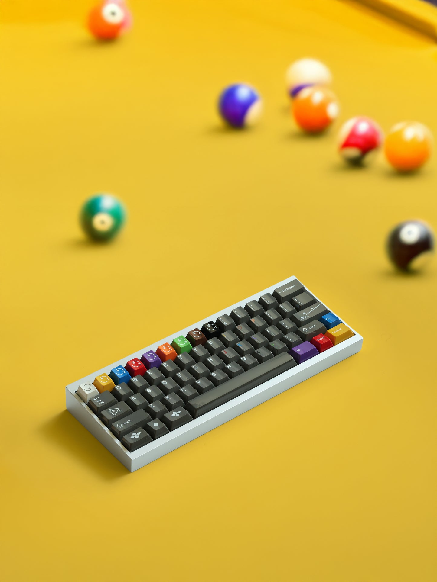 Keyboard Science Heyball Glossy Thick PBT Blank Keycaps for mechanical Keyboard